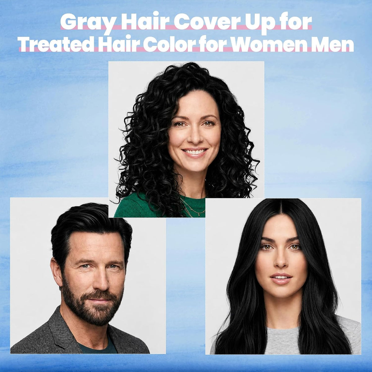 Instant Black Hair Dye Shampoo