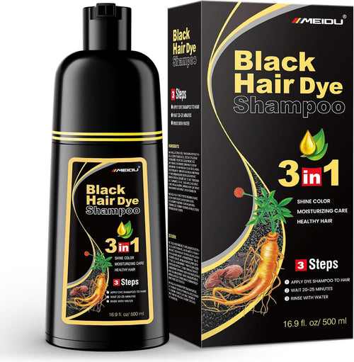 Instant Black Hair Dye Shampoo